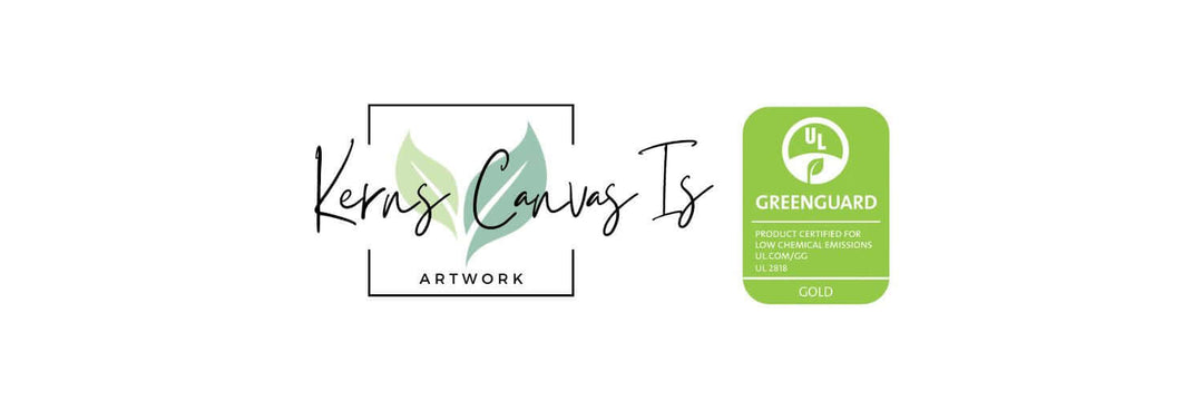 "Kerns Canvas: Commitment to Sustainability with UL Certified Greenguard Gold Inks"