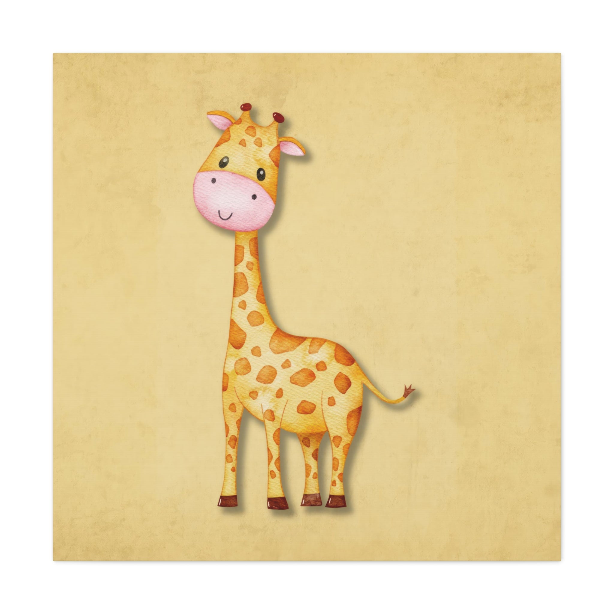 Cute giraffe in cartoon style drawing african Vector Image