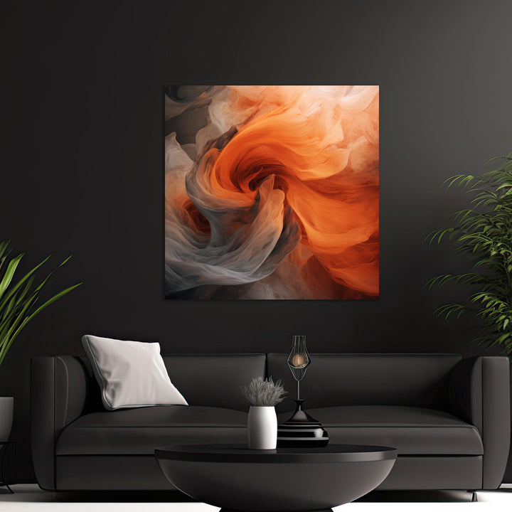 Burnt Orange Smoke Swirl