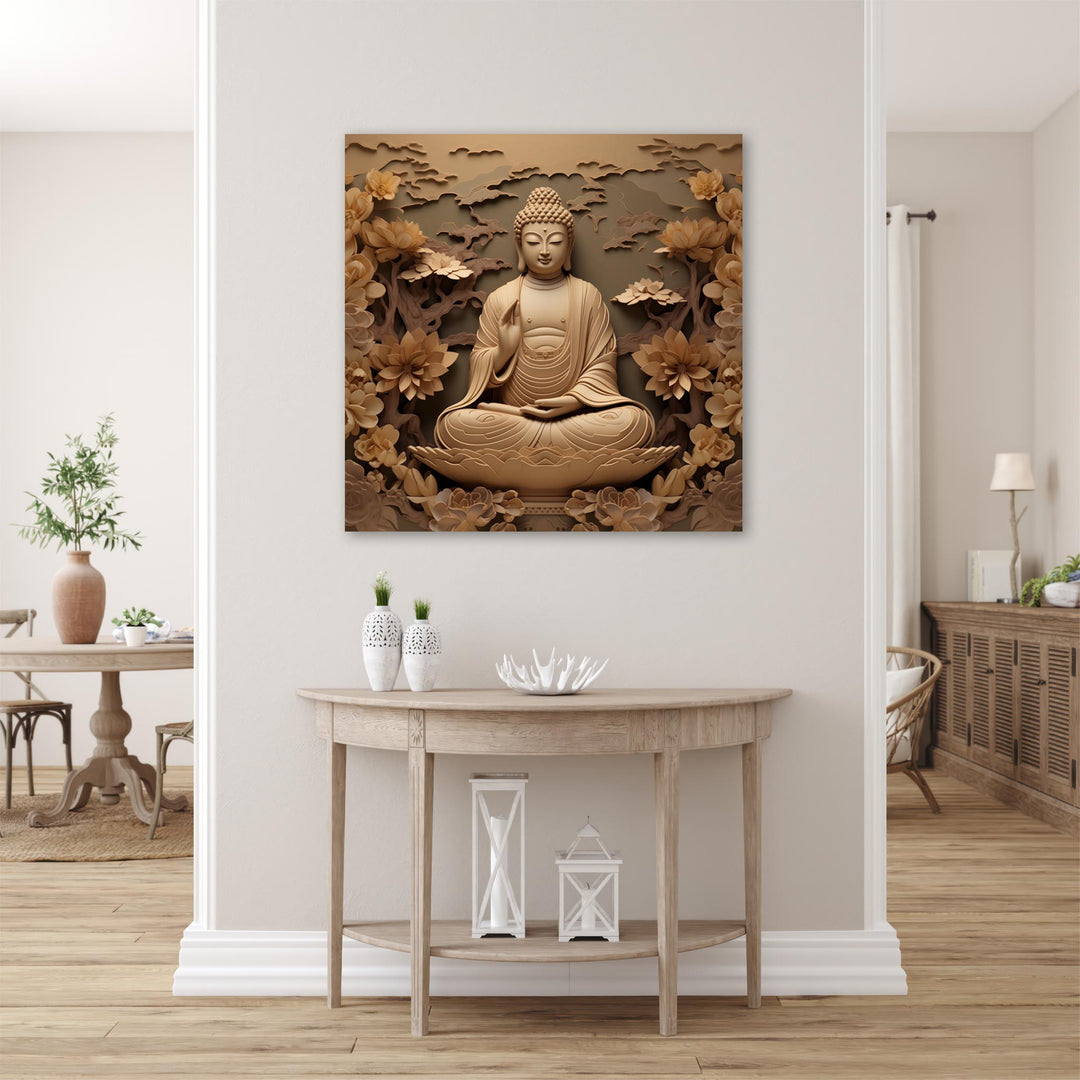 Layered Earthtone Buddha