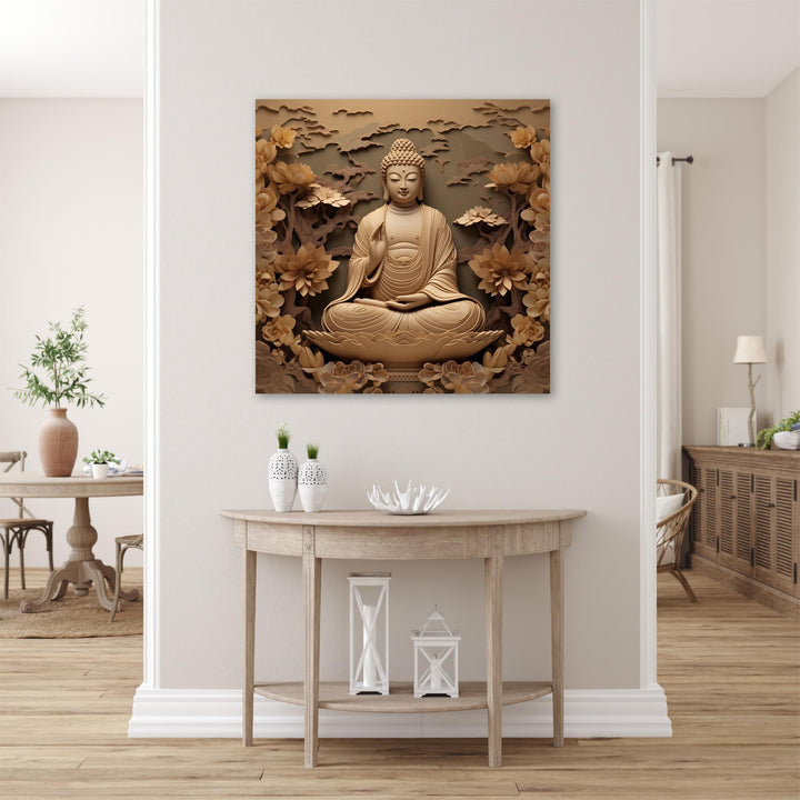 Layered Earthtone Buddha