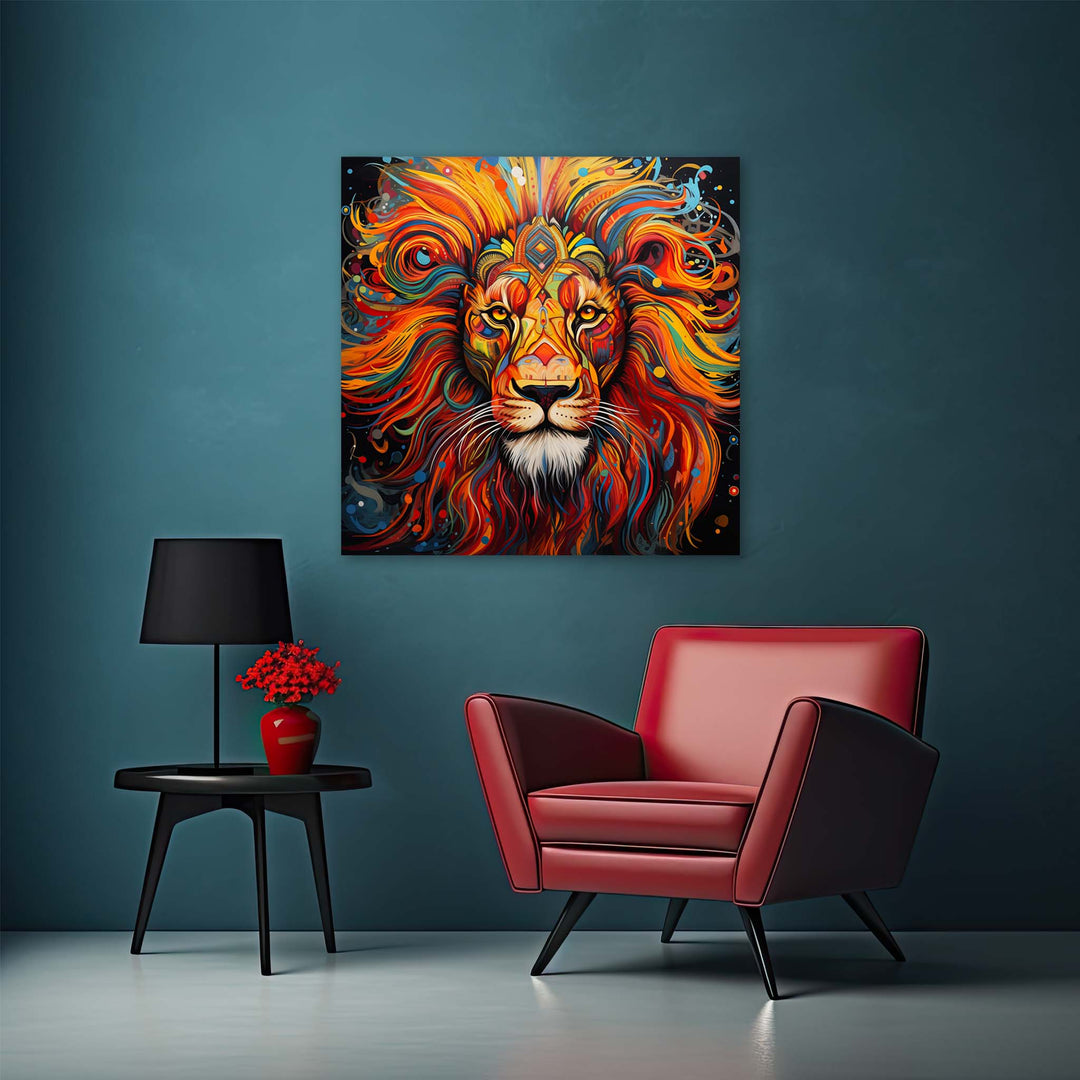 Abstract Lion